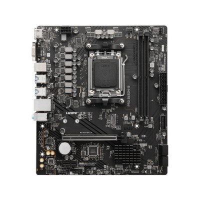 Tarjeta Madre MSI PRO B650M-B - Socket AM5 - 2xDDR5 - 4800/5800(OC)6800+(OC) MHz  - HDMI - VGA - Micro ATX - PRO B650M-B
