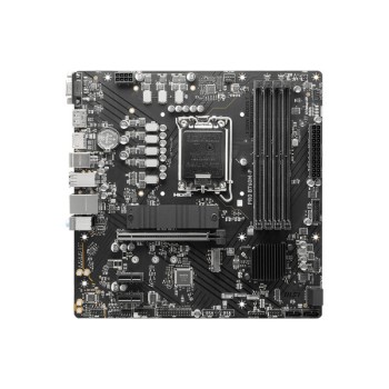 Tarjeta Madre MSI PRO B760M-P - Socket 1700 - 4x DDR5 - 4800/5600/6800+(OC)MHz - HDMI - DisplayPort - VGA - USB 2.0/3.2 - Micro ATX - PRO B760M-P