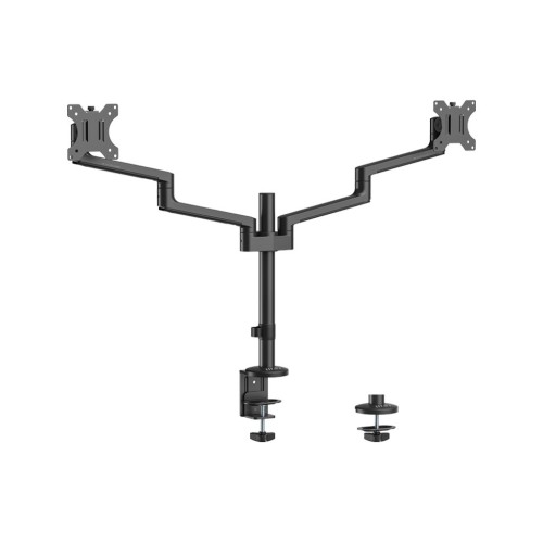 Soporte para 2 Monitores MSI PRO MT81D - 17 pulgadas a 32 pulgadas - Soporta 8kg