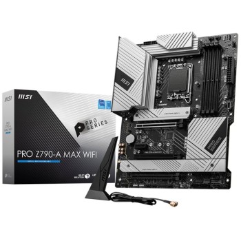 Tarjeta Madre MSI PRO Z790-A MAX WIFI - Socket 1700 - 4xDDR5 - 4800/5600/7800+(OC)MHz - HDMI - DisplayPort - USB 2.0/3.2 - ATX - PRO Z790-A MAX WIFI