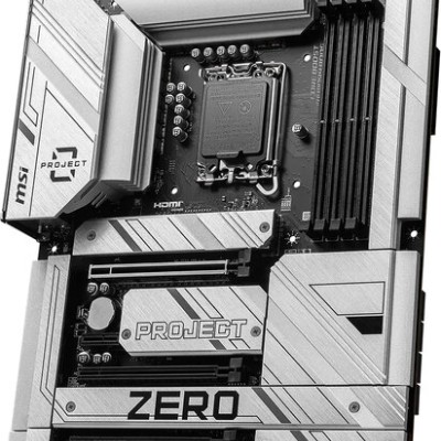 Tarjeta Madre MSI Z790 PROJECT ZERO - Socket 1700 - 4x DDR5 - 4800/5800(OC)/7200+(OC) - HDMI - DisplayPort - USB 2.0 - ATX - Z790 PROJECT ZERO