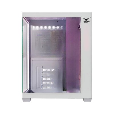 Gabinete Gamer Naceb Starfall - Mini Torre - Micro-ATX - Panel Lateral - Blanco - NA-0636B