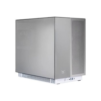Gabinete Gamer Naceb Aether - Mini Torre - Micro ATX - Panel Lateral - Blanco - NA-0640