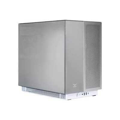 Gabinete Gamer Naceb Aether - Mini Torre - Micro ATX - Panel Lateral - Blanco - NA-0640