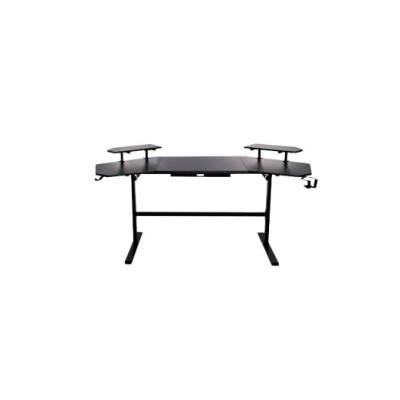 Escritorio Gamer Naceb NA-0648 - Fibra de Carbono - 174x61cm - Negro - NA-0648