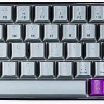 Teclado Gamer Mecánico NACEB NA-0963G - 60% RGB - USB-C - Gris y Morado Teclado Gamer Mecánico NACEB NA-0963G - 60% RGB - USB-C - Gris y Morado