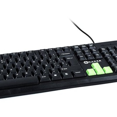 Teclado y Mouse Naceb - USB - Anti-derrame - Negro - NA-457