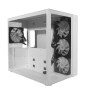 Gabinete Gamer Naceb Nova - Media Torre - ATX/Micro-ATX/Mini-ATX - 4 Ventiladores - Panel Lateral - Blanco  - NA-0633