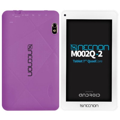 Tablet Necnon M002Q-2 - 7" - Allwinner A50 - 2GB - 16GB - Cámaras 2MP/5MP - Android - Morado - NBTA2Q055M