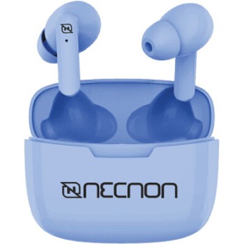Auriculares Necnon NTWS-03 - Inalámbrico - Bluetooth - Azul - NBAB030300