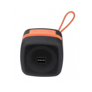 Bocina Portátil Necnon NB-09 Bluetooth Inalámbrica Negra Modelo NBBSN901RG