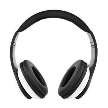 Audífonos Necnon NBH-01R - Alámbrica/Inalámbrica - 3.5 mm - Bluetooth - Negro con Blanco - NCAB0112RZ
