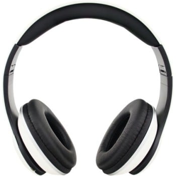 Audífonos Necnon NBH-01R - Alámbrica/Inalámbrica - 3.5 mm - Bluetooth - Negro con Blanco - NCAB0112RZ