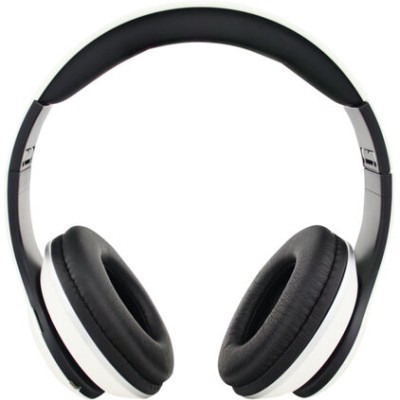 Audífonos Necnon NBH-01R - Alámbrica/Inalámbrica - 3.5 mm - Bluetooth - Negro con Blanco - NCAB0112RZ
