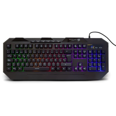 Teclado Gamer Necnon NGK-HYDRA - Alámbrico - Español - Multimedia - RGB - NBGKHY01BM