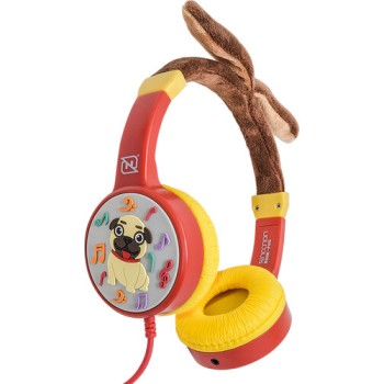 Audífonos Necnon NBHK-PUG - Alámbricos - Diseño de Perrito - NBHK-PUG