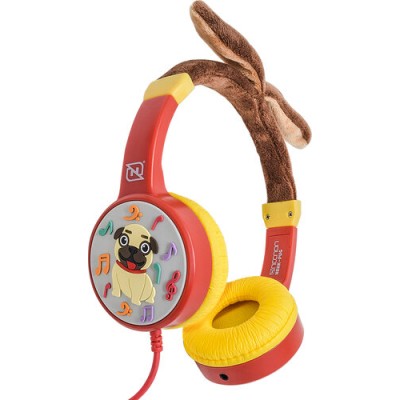 Audífonos Necnon NBHK-PUG - Alámbricos - Diseño de Perrito - NBHK-PUG
