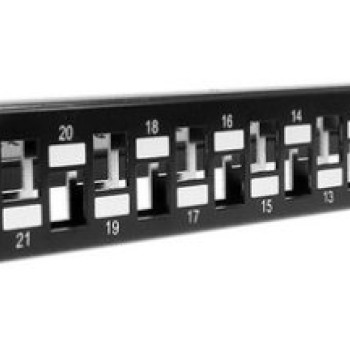 Panel de Parcheo Nexxt AW192NXT01 - 24 Puertos - 1U - Modular - Cat6A - Para S/FTP - AW192NXT01 Panel de Parcheo Nexxt AW192NXT01 - 24 Puertos - 1U - Modular - Cat6A - Para S/FTP - AW192NXT01