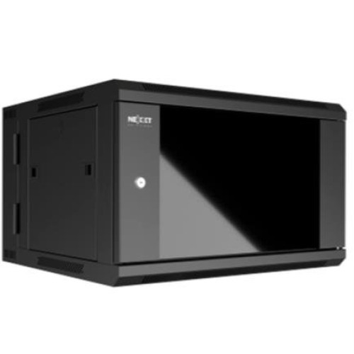 Gabinete Nexxt NPC-P12U66B - Rack de Pared 12U Negro con 2 Ventiladores - Modelo AW222NXT03