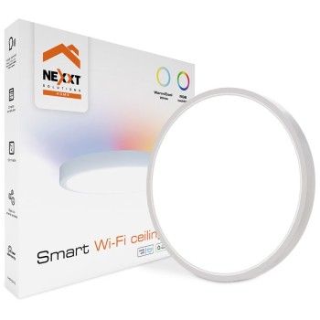 Lámpara de Techo Nexxt NHB-C810 - Wi-Fi - Luz Fría/Cálida/RGB - NHB-C810