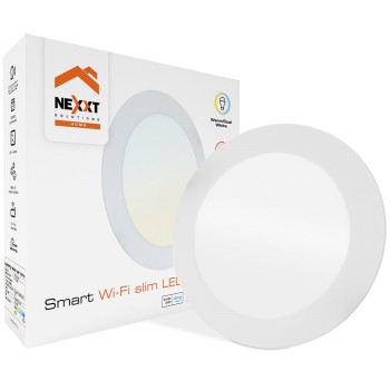 Luz LED Nexxt NHB-W710 - 12W - Wi-Fi - Empotrable - Blanco - NHB-W710