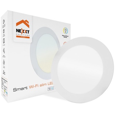 Luz LED Nexxt NHB-W710 - 12W - Wi-Fi - Empotrable - Blanco - NHB-W710