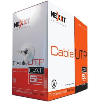 Bobina de Cable Nexxt Cat5e 305m 24AWG Gris Modelo AB355NXT01