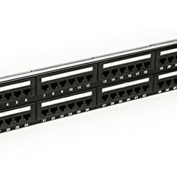 Panel de Parcheo Nitrotel Cat5e 48 Puertos Rackeable Modelo NTPP5E48U Panel de Parcheo Nitrotel Cat5e 48 Puertos Rackeable Modelo NTPP5E48U