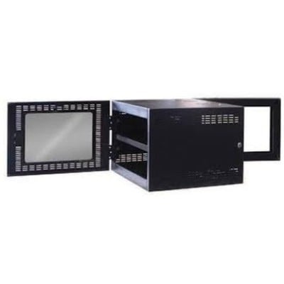 Gabinete North System GMCE-6 - 6U - Para Pared - Negro - GMCE-6