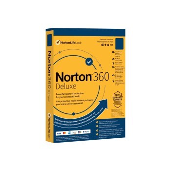 Antivirus Norton 360 Deluxe - Protección para 5 Dispositivos - 1 Año - Modelo SOFNRT1710