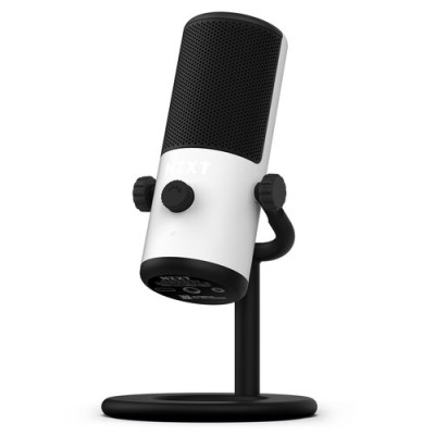 Micrófono Gamer NZXT Capsule Mini - Alámbrico - USB - Blanco - AP-WMMIC-W1