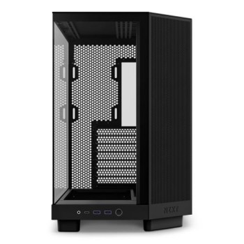 Gabinete Gamer NZXT H6 Flow - Media Torre - ATX/Micro-ATX/Mini-ITX - Panel Lateral - CC-H61FB-01