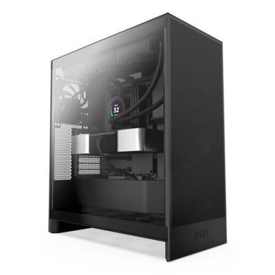 Gabinete NZXT H7 Flow - Media Torre - E-ATX/ATX/Micro-ATX/Mini-ITX - 3 Ventiladores - Panel Lateral - CM-H72FB-01