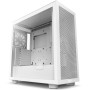 Gabinete NZXT H7 Flow - Media Torre - Mini-ITX/Micro-ATX/ATX/EATX - 2 Ventiladores - Panel Lateral - Blanco - CM-H72FW-01