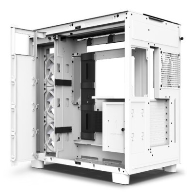 Gabinete Gamer NZXT H9 Elite - Media Torre - ATX/Micro ATX/Mini ITX - Panel Lateral - Blanco - CM-H91EW-01