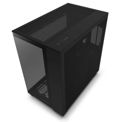 Gabinete Gamer NZXT H9 Flow - Media Torre - ATX/Micro ATX/Mini-ITX - Panel Lateral - CM-H91FB-01