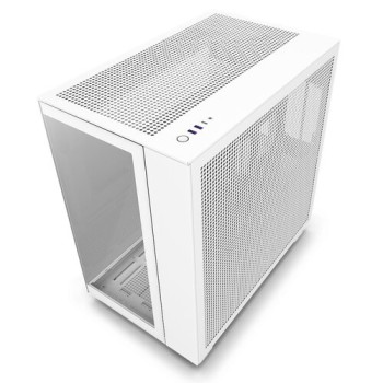Gabinete Gamer NZXT H9 Flow - Media Torre - ATX/Micro ATX/Mini-ITX - Panel Lateral - CM-H91FW-01