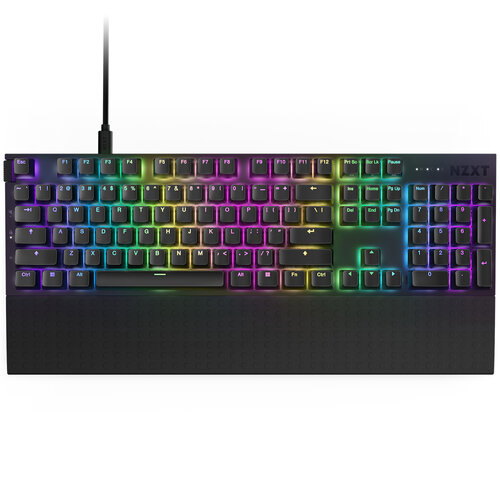 Teclado Gamer NZXT Function 2 Alámbrico RGB Inglés - KB-001NB-US