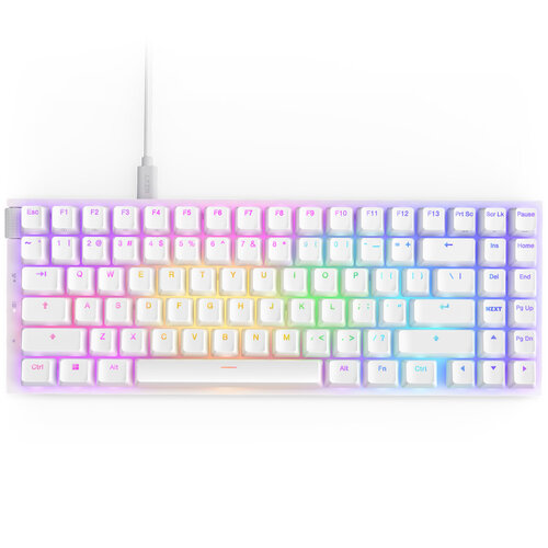 Teclado Gamer NZXT Function 2 MiniTKL Alámbrico RGB Blanco - KB-002NW-US Teclado Gamer NZXT Function 2 MiniTKL Alámbrico RGB Blanco - KB-002NW-US
