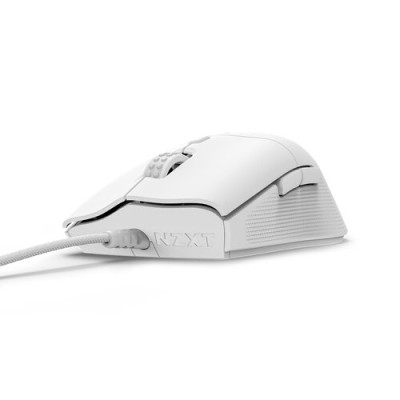 Mouse Gamer NZXT Lift 2 Ergo - Alámbrico - Blanco - MS-001NW-02