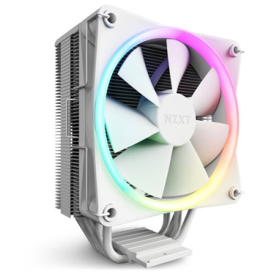 Disipador NZXT T120 RGB - 4-pin - 1800RPM - Blanco - RC-TR120-W1