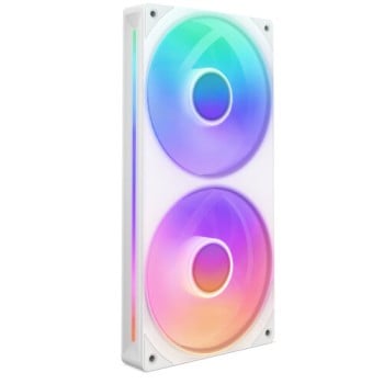 Ventilador NZXT F240 RGB Core - 240mm - 2400 RPM - Blanco - RF-U24HF-W1