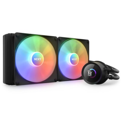 Enfriamiento Líquido NZXT Kraken 280 RGB - 2x Ventiladores - 1500RPM - RL-KR280-B1