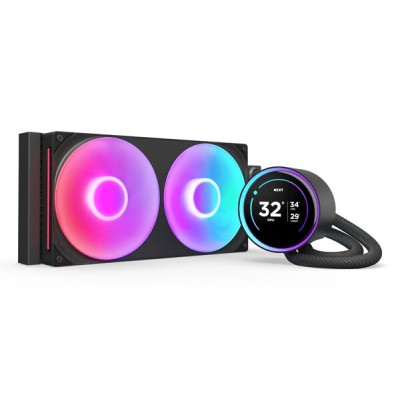 Enfriamiento Líquido NZXT Kraken Elite 280 RGB - 2 Ventiladores - 2000 RPM - Negro - RL-KR28E-B2