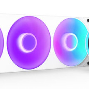 Enfriamiento Líquido NZXT Kraken Elite 360 RGB - 3 Ventiladores 2400 RPM - Blanco - RL-KR36E-W2