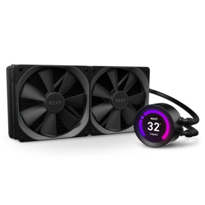 Enfriamiento Líquido NZXT Kraken Z63 - 2 Ventiladores - 1800 RPM - RGB - RL-KRZ63-01