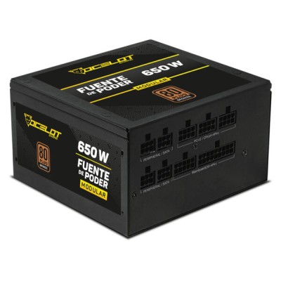 Fuente de Poder Ocelot OPS650 - 650W - ATX - 20 + 4 Pines - 2 Sata - 1 Molex - OPS650