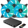 Kit de ventiladores Ocelot OFKIT-2 - 120mm - 1200 RPM - 6 Pines - RGB - Tres piezas - OFKIT-2