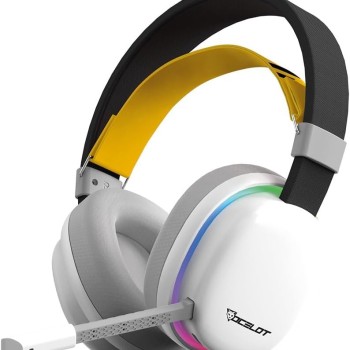Diadema Gamer Ocelot Gaming PHANTOM H1 - Inalámbrico - Bluetooth - Blanco, Amarillo - PHANTOM H1 Diadema Gamer Ocelot Gaming PHANTOM H1 - Inalámbrico - Bluetooth - Blanco, Amarillo - PHANTOM H1