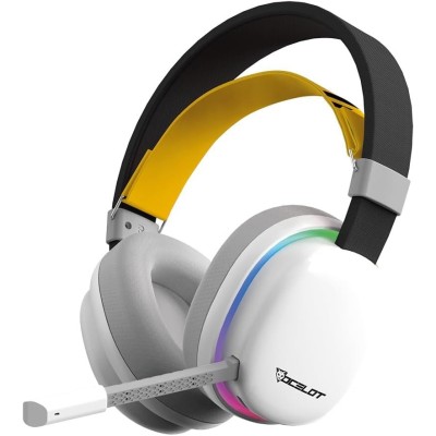 Diadema Gamer Ocelot Gaming PHANTOM H1 - Inalámbrico - Bluetooth - Blanco, Amarillo - PHANTOM H1 Diadema Gamer Ocelot Gaming PHANTOM H1 - Inalámbrico - Bluetooth - Blanco, Amarillo - PHANTOM H1